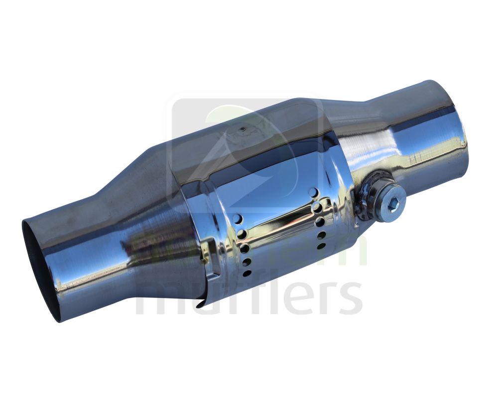 Catalytic Converter 100 Cell - With Shield - 4"