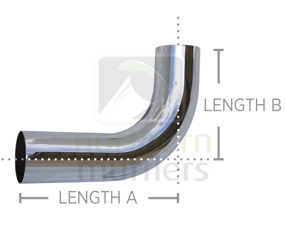 Chrome Plated Bends - Standard Radius - Plain/Plain - 90°