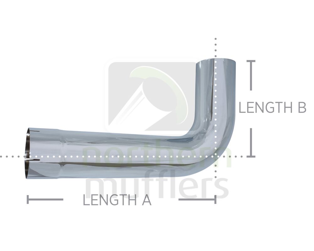 Chrome Plated Bends - Tight Radius - Plain/Expanded - 90°