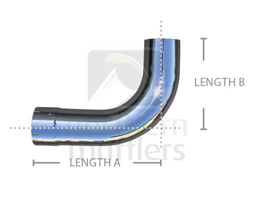 Chrome Plated Bends - Standard Radius - Plain/Expanded - 90º