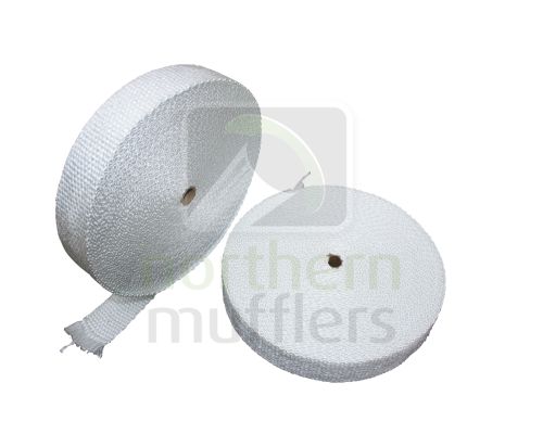 White Fibreglass Heat Tape - 30m