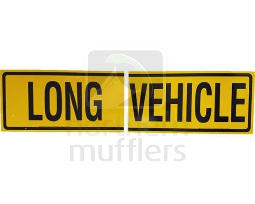 Long Vehicle Sign 2 Piece