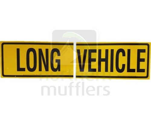 Long Vehicle Sign 2 Piece