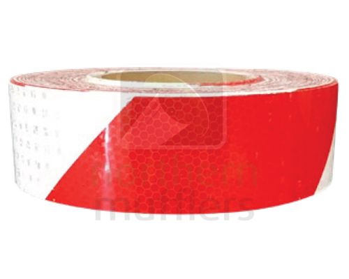 Red/White Candy Stripe Reflective Tape