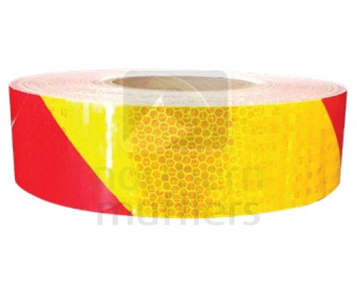 Red/Yellow Candy Stripe Reflective Tape