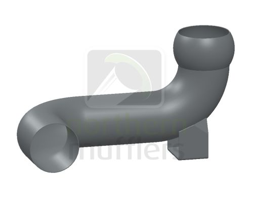Aluminised Steel Double Bend - Driver Side