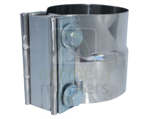 Stainless Polished Lap Joint Clamp