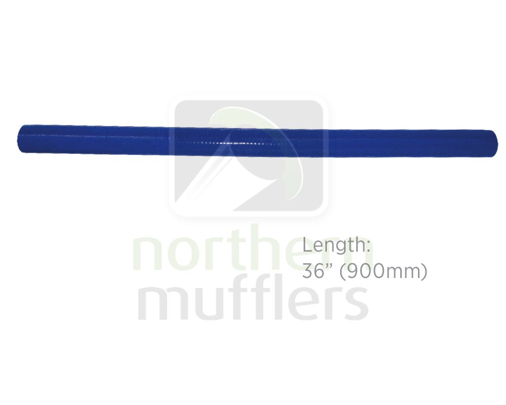 36" Long - Blue Silicone Hose 4 Ply